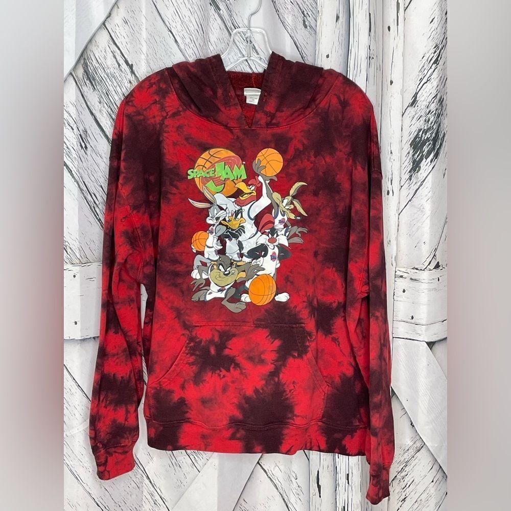 Space Jam Hoodie Sweatshirt Graphics Tie Dye XL